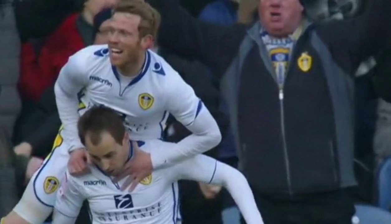 Luke Varney goal v #thfc #LUFC