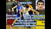 Nikola Zizic ∣ Nikola Žižić ∣ Никола Жижић short highlights in season 2012/2013