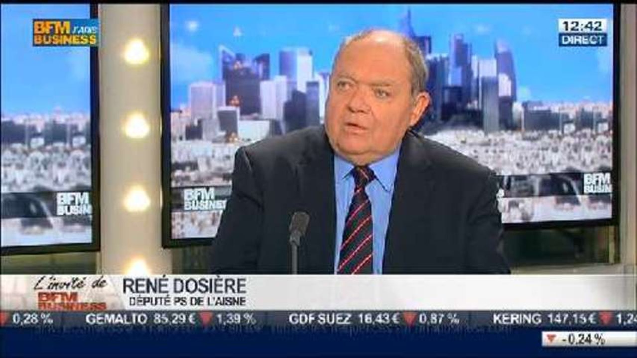 René Dosière, député PS de l'Aisne, dans L’Invité de BFM Business - 27/01