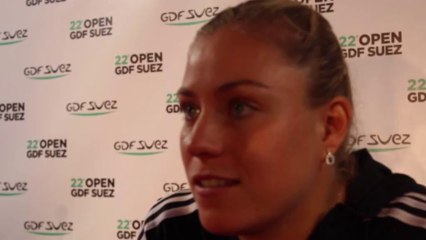 Open GDF SUEZ - Angélique Kerber : "Heureuse de revenir"