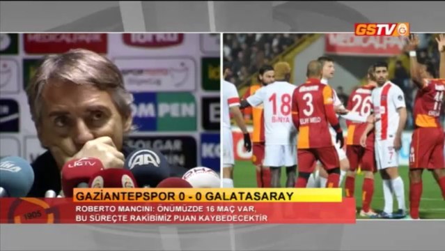 FUTBOL - Gaziantepspor Maç Sonu Basın Toplantısı Roberto Mancini