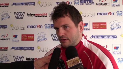18° journéePro D2 Agen  Béziers - point presse joueurs