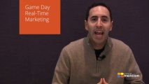Game Day Real-Time Markeing (David Berkowitz Video)
