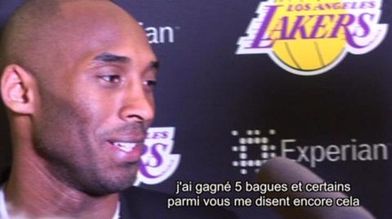 Bryant : «J’ai 5 bagues et certains disent encore que je ne suis qu’un shooteur»