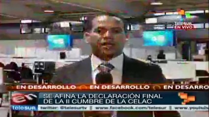 Se afina la declaración final de la II CUmbre de la CELAC