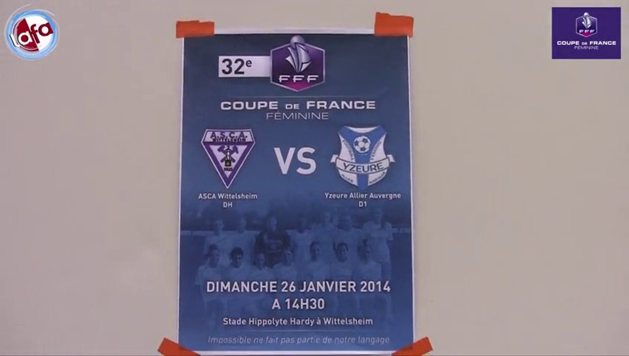 Coupe de France Féminine 2013 - 2014 : ASCA Wittelsheim - FF Yzeure Allier Auvergne
