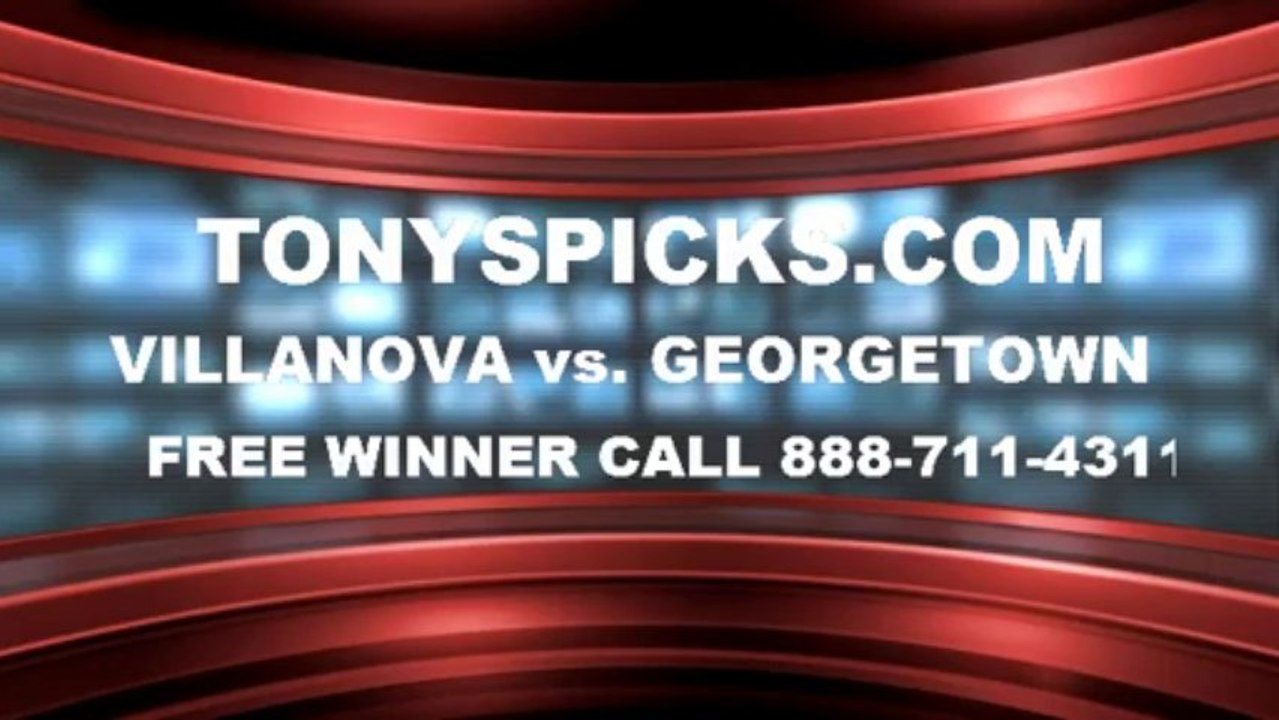 Georgetown Hoyas vs. Villanova Wildcats Pick Prediction NCAA College Basketball Odds Preview 1-27-2014