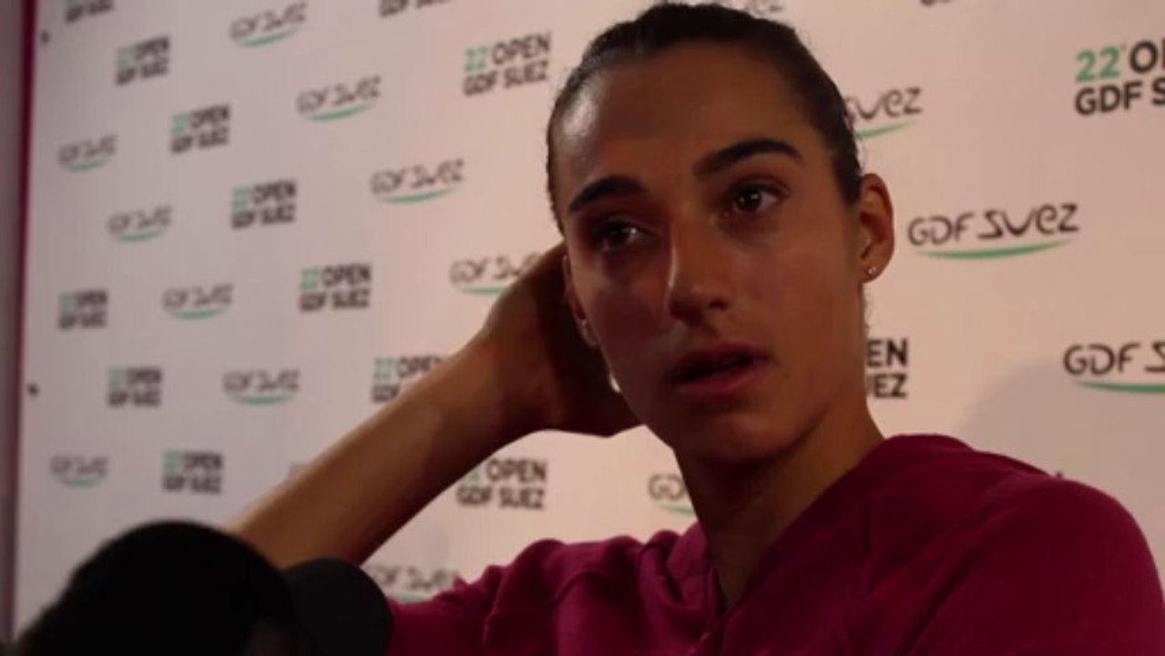 Open GDF SUEZ - Caroline Garcia : "Un peu énervée par ma prestation"