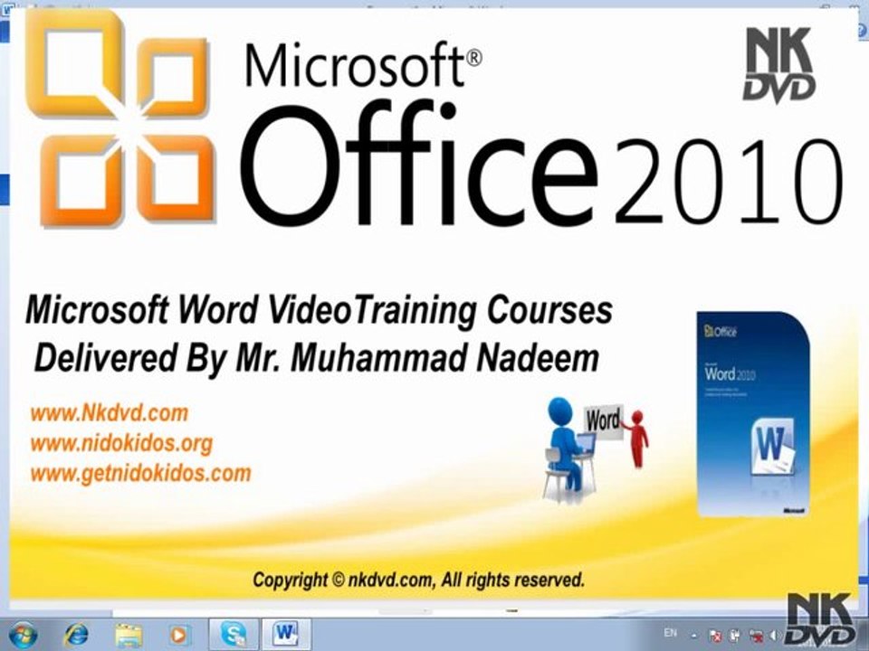 Lesson  3 Close and Exit (Microsoft Office Word 2007_2010 Free Tutorial Urdu Hindi Video Training taleem.tv Pakistan Education