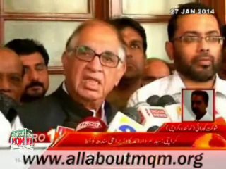 MQM Syed Sardar Ahmed wrote letter to CM Sindh Qaim Ali Shah