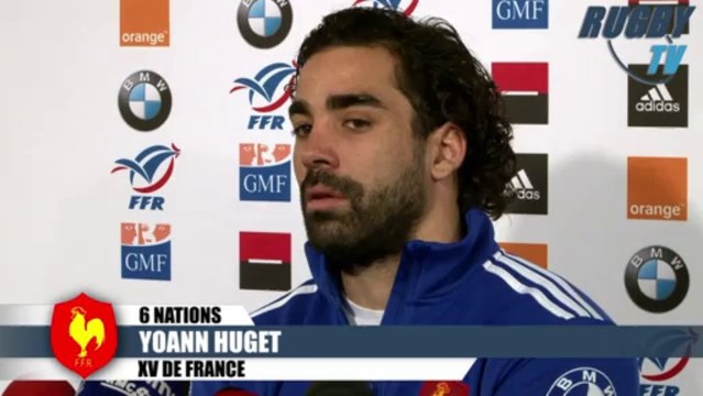 Avant France-Angleterre - Yoann Huget-Yannick Nyanga - RBS 6 Nations 2014