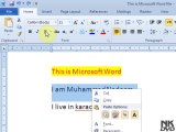 Lesson  6 Bold Italic _ Underline (Microsoft Office Word 2007_2010 Free Tutorial Urdu Hindi Video Training taleem.tv Pakistan Education