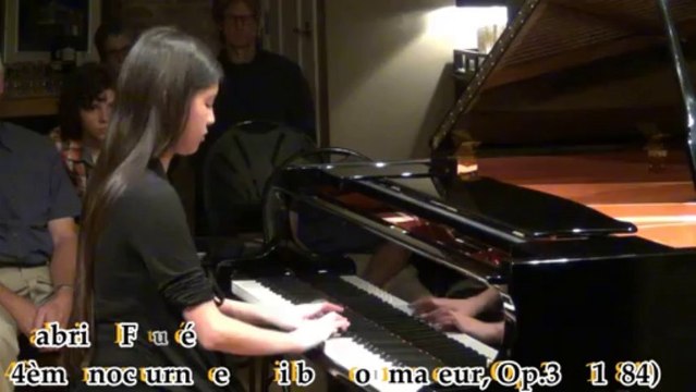 Gabriel Fauré 4ème nocturne en mi bémol majeur, Op.36 (1884)