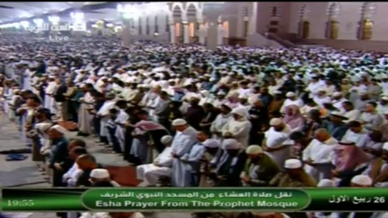 27th January 2014 Madeenah 'Isha led by Sheikh Qaasim