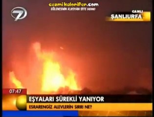 Şanlıurfada Esrarengiz Biçimde Kendi Kendine Yanan Eşyalar 710022