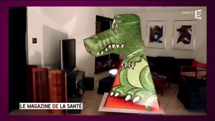 Une incroyable illusion d'optique de tyrannosaure