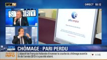 BFM Story: François Hollande a perdu son pari sur l'inversion de la courbe du chômage - 27/01