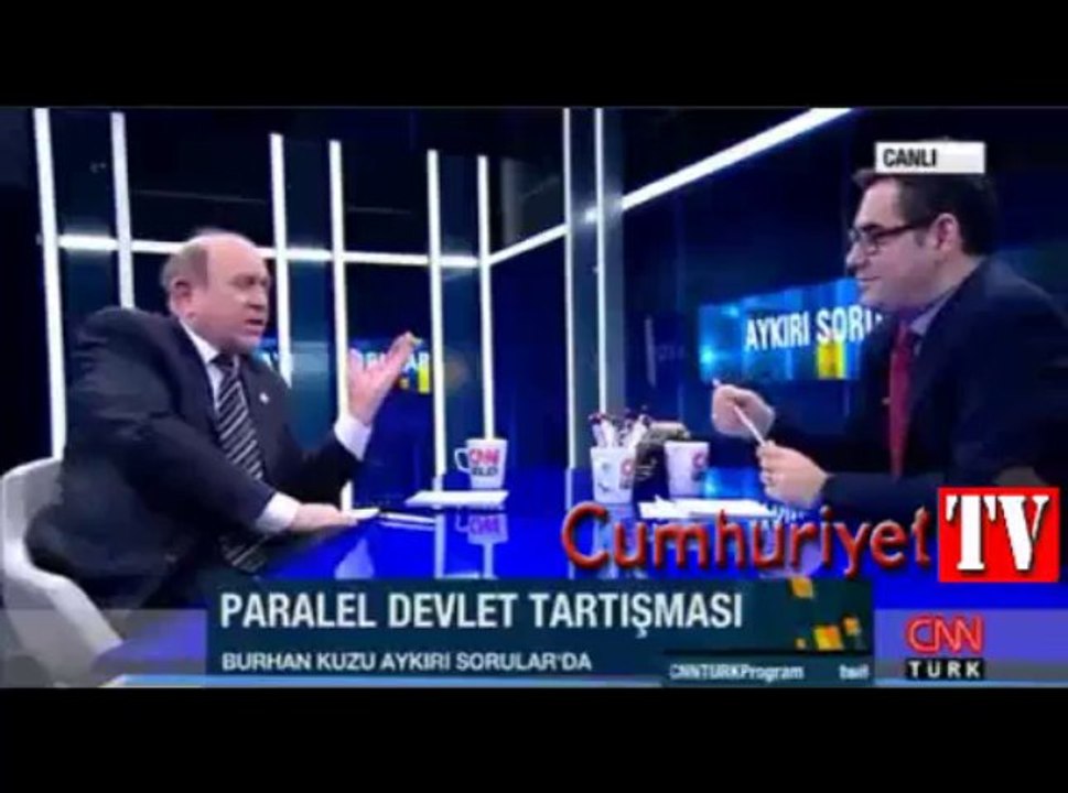 Enver Aysever'den Burhan Kuzu'yu kızdıran soru: Deme öyle deme çok ağır oldu!
