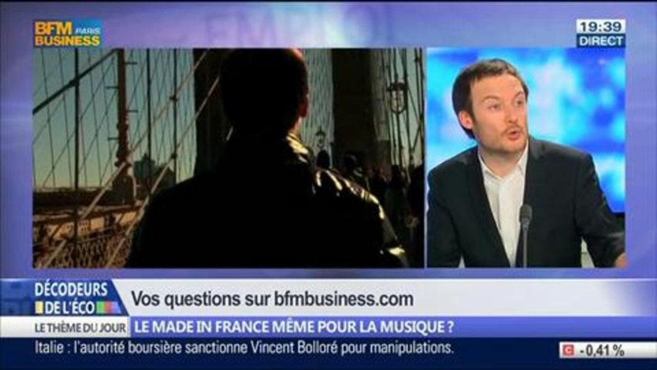 Le made in France même pour la musique ?, dans Les Décodeurs de l'éco – 27/01 2/5