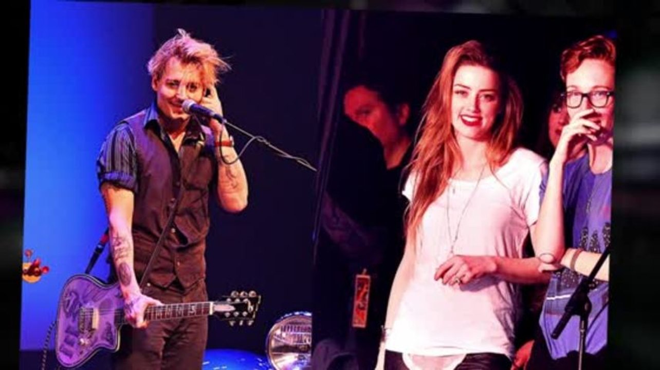 Amber Heard 'Rocks' Her Ring at Johnny Depp Gig