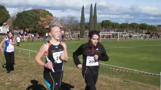 Course benjamines filles aux regionaux de cross-country