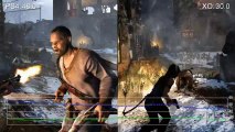 Tomb Raider Definitive Edition : PS4 vs. Xbox One Gameplay Framerate test #1