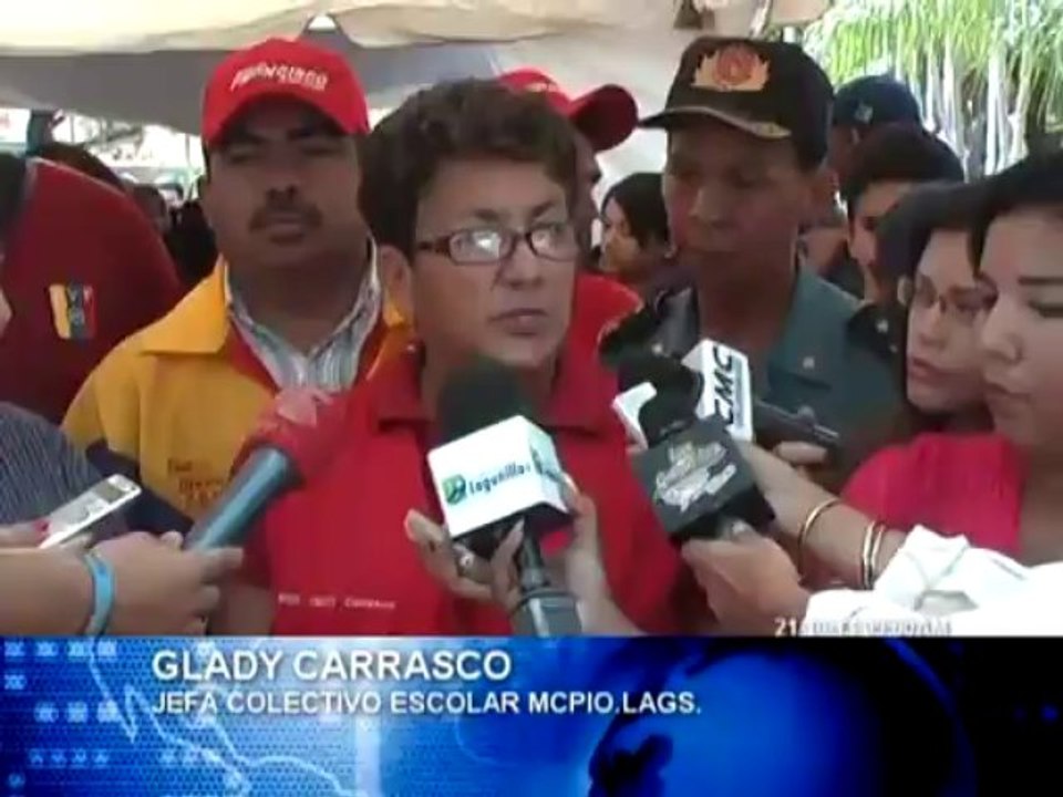 FUNDALOSSADA realiza censo en la plaza bolívar del municipio Lagunillas. 21.10.13
