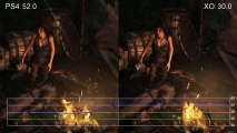 Tomb Raider Definitive Edition : PS4 vs. Xbox One Cut scene Framerate test #2