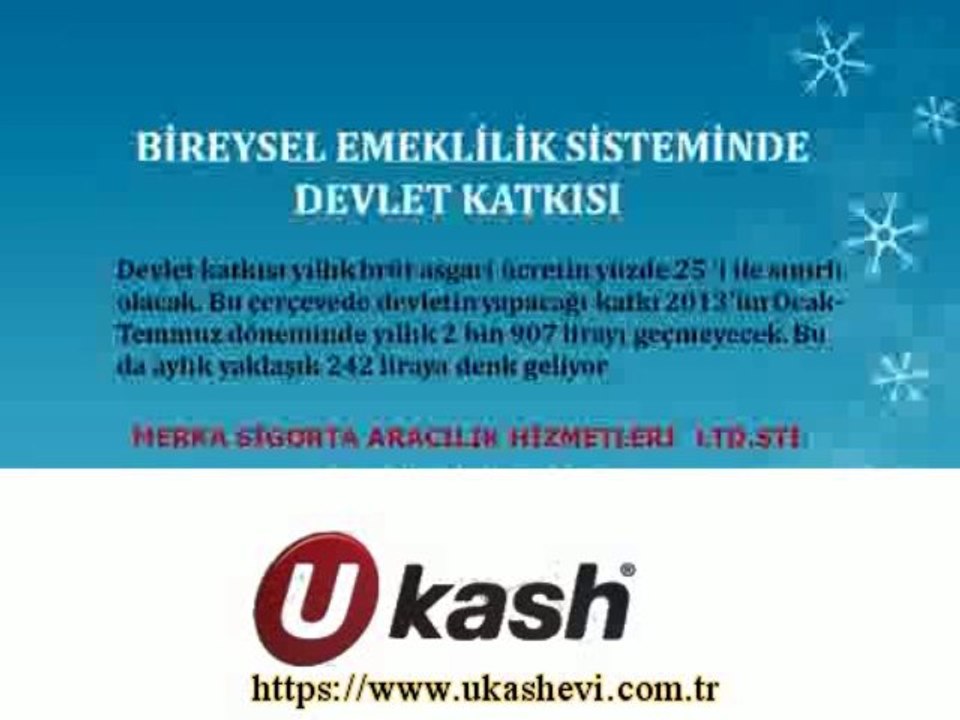 Bireysel Emeklilikte Ukash Kart Var mı