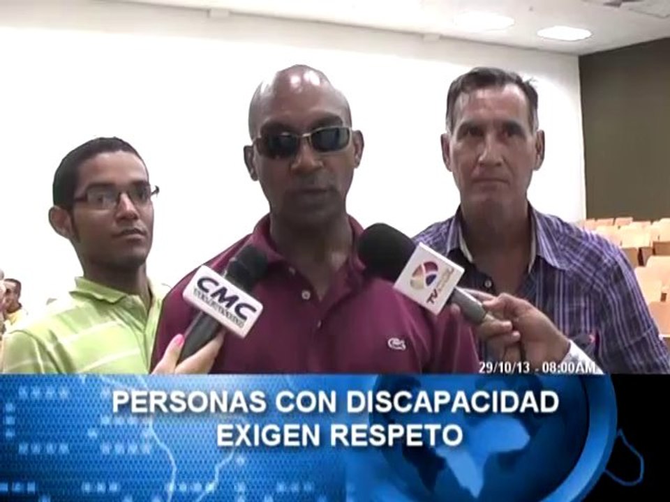 Discapacitados del municipio Lagunillas rechazan nuevo termino que se quiere implementar 29.10.13