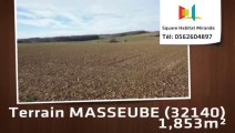 A vendre - Terrain - MASSEUBE (32140) - 1 853m²
