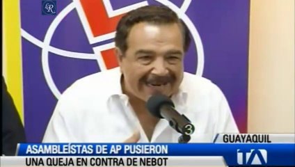 Asambleístas de AP pusieron una queja en contra de Nebot, Ecuador