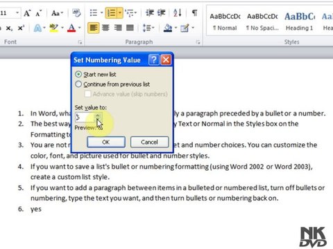 Lesson 18 Paragraph Bullet (Microsoft Office Word 2007_2010 Free Tutorial Urdu Hindi Video Training taleem.tv Pakistan Education