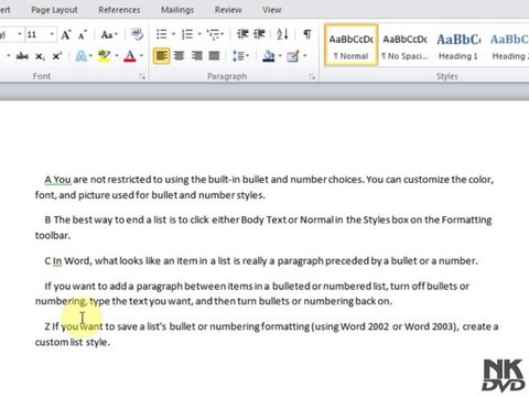 Lesson 20 Sort _ Sorting (Microsoft Office Word 2007_2010 TFree Tutorial Urdu Hindi Video Training taleem.tv Pakistan Education