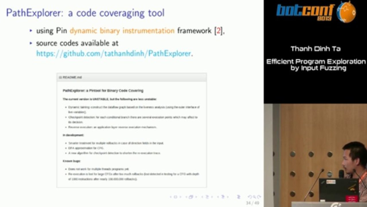 13 – Thanh Dinh Ta - Efficient Program Exploration by Input Fuzzing
