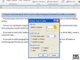 Lesson  33 Convert Text to Table (Microsoft Office Word 2007_2010 Free Tutorial Urdu Hindi Video Training taleem.tv Pakistan Education