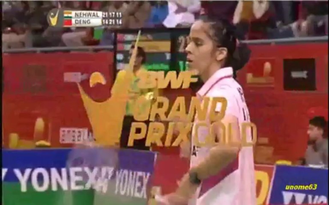 India GPG 2014 ~ [WSSF]  Saina Nehwal[IND] vs Xuan Deng[CHN] ~ Part 2