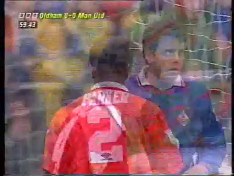 Oldham Athletic v Man Utd FA Cup 1994 Second Half