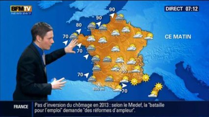 La Météo pour ce mardi - 28/01