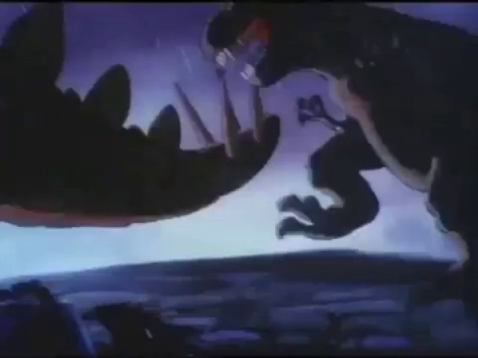 Fantasia- Rite of Spring - Dinosaur Duel with sound effects (2010)