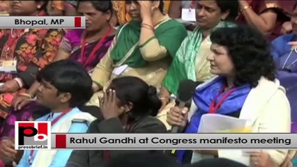 Rahul Gandhi: I am not here to deliver a speech but to hear every one of you