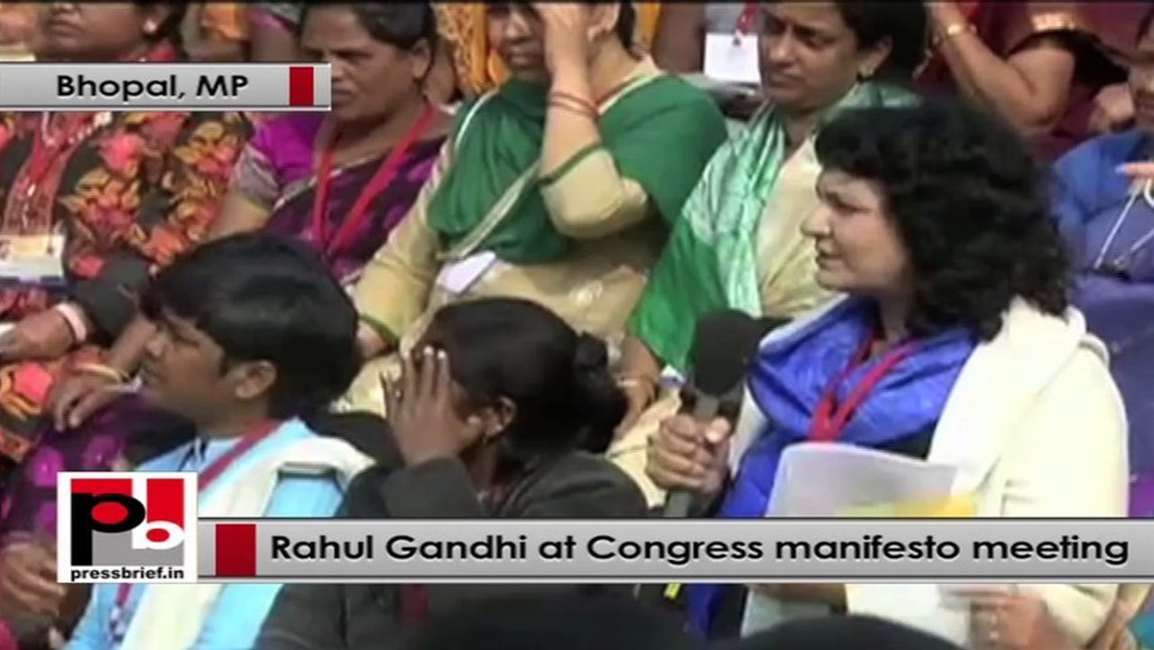 Rahul Gandhi: I am not here to deliver a speech but to hear every one of you
