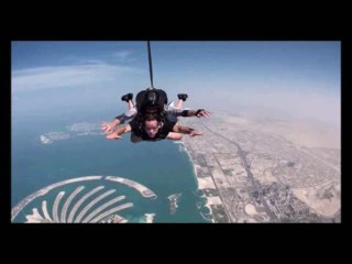 Skydiving Over the Palm Islands In Dubai!