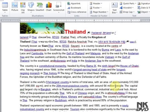 Lesson 50 Insert Bookmark (Microsoft Office Word 2007_2010 Free Tutorial Urdu Hindi Video Training taleem.tv Pakistan Education