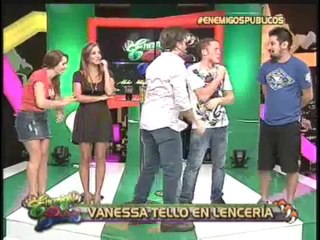 Enemigos Públicos: Vanessa Tello presentó su nueva colección de lencería