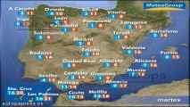Previsión del tiempo para este martes 28 de enero