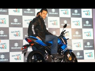 Salman Khan Brand Ambassador For Suzuki Gixxer !