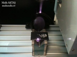 CNC Lazer ile metal plaka üzerine Atatürk resmi