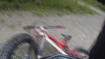 Winterberg Roadgap MTB Crash