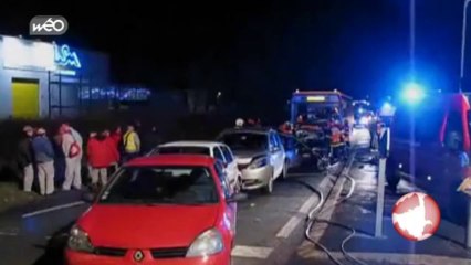 Quatre blessés dans un carambolage à Cuincy